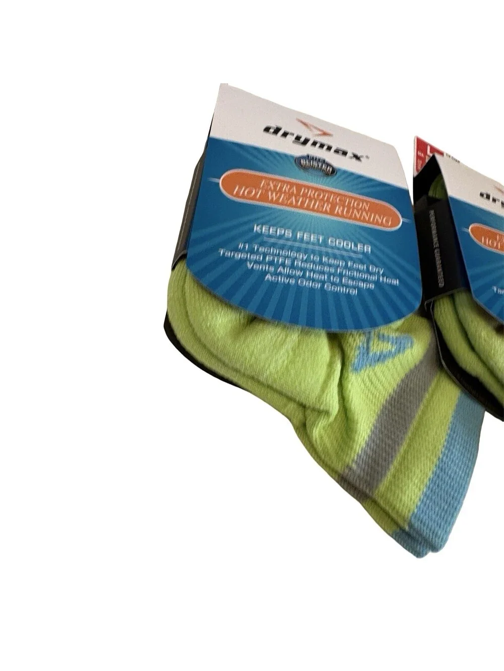 Drymax Extra Protection Hot Weather Running - Quarter Crew Women’s Large x2